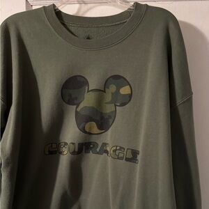 Unisex Disney military sweatshirt
